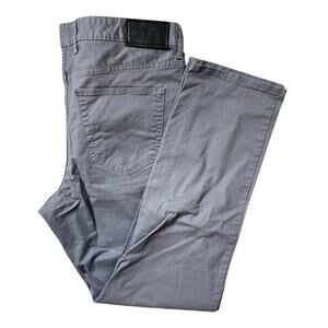 Michael Kors Parker Slim Fit Pants - Gray - 36x32 - Men's Stylish Casual Chinos